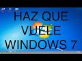 HAZ que VUELE WINDOWS 7 LIBERA ESPACIO EN DISCO