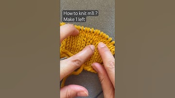 M1l (maak er 1 links) - vermeerder je steken #breitutorial #shorts