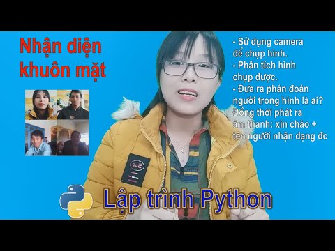 Lập trình Python - Nhận diện khuôn mặt | Nga it