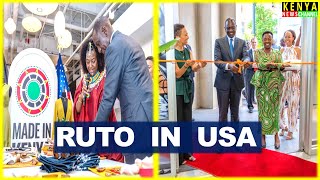 Ruto opens Kenyan Shop Vivo Fashion at Atlanta Georgia US