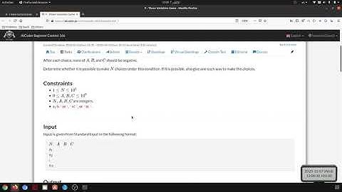 AtCoder Beginner Contest 166 (Virtual Participation)