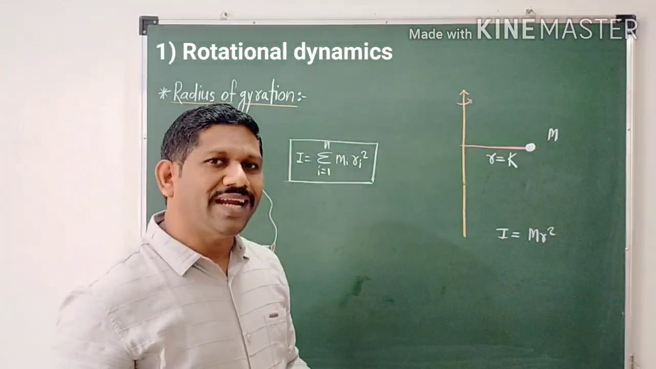 12th physics# Rotational dynamics#Radius of gyration #part -12 