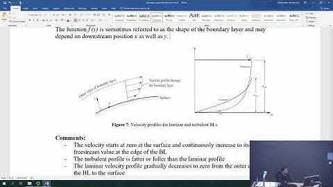 Laminar and Turbulent Velocity Profiles