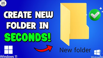 Create a New Folder in Seconds – Keyboard Shortcut for Windows