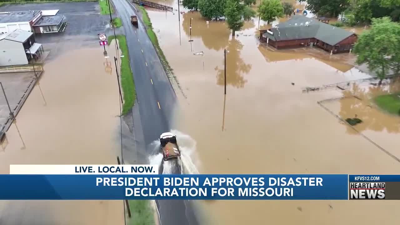 President Biden approves Disaster Declaration for Missouri - YouTube