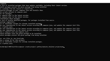 Tutorial 1: Create and open a app name in Symfony