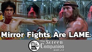 Lame Mirror Room Fights Conan The Destroyer, Enter The Dragon