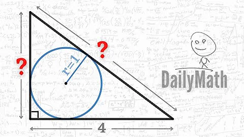 Inscribed Circle in a Right Triangle | Daily Math Geometry