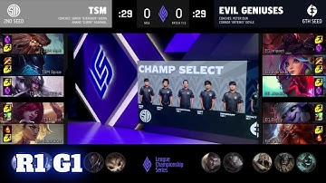 TSM vs EG - Game 1 | Round 1 LCS 2021 Mid-Season Showdown | TSM vs Evil Geniuses G1 full game