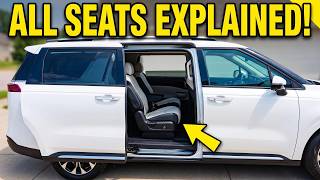 How to Use Every Seat in Your 2025 Kia Carnival! Complete Guide (Fold, Slide & Remove!)