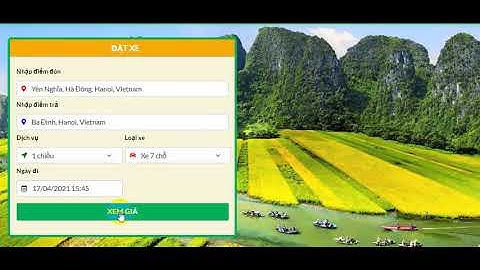 [Chia sẻ] Full code website đặt taxi tính cước tự động bằng form và google API