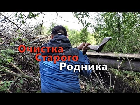 Очистка деревенского забытого родника