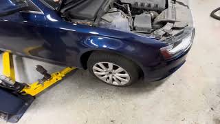 2013 AUDI A4 RIGHT FRONT AXLE REMOVAL