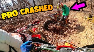 Motocross In The Forest - Dirt Bikes on Cold Winter Day | Saves VS Fails 2024