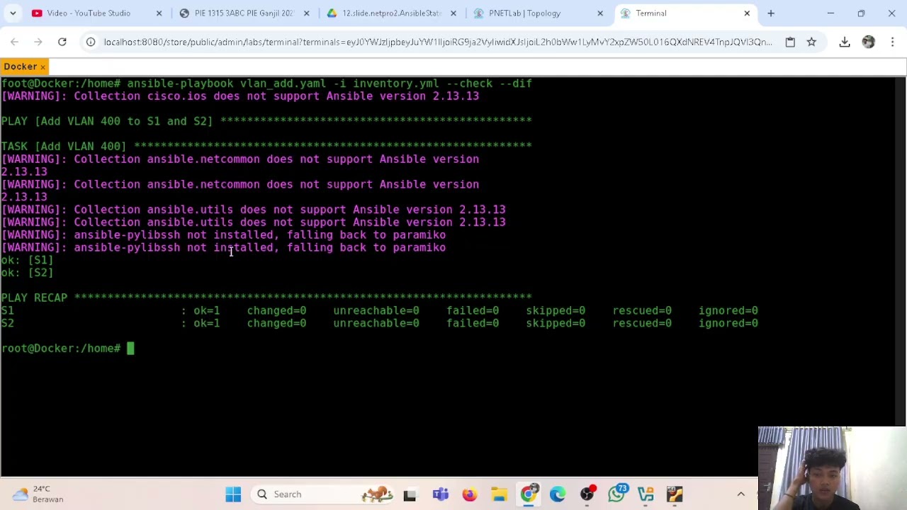 Ansible: State Mgmt, Diff, Check Mode