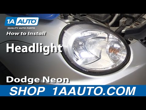 How to Replace Headlight 03-05 Dodge Neon