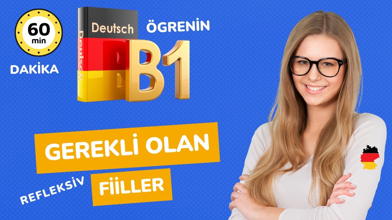 1 SAATTE ALMANCAYI BÖYLE ÖĞRENIN /GÜNLÜK CÜMLELERLE ALMANCA