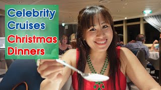 Celebrity Cruises Christmas Dinner Menus & Food Review