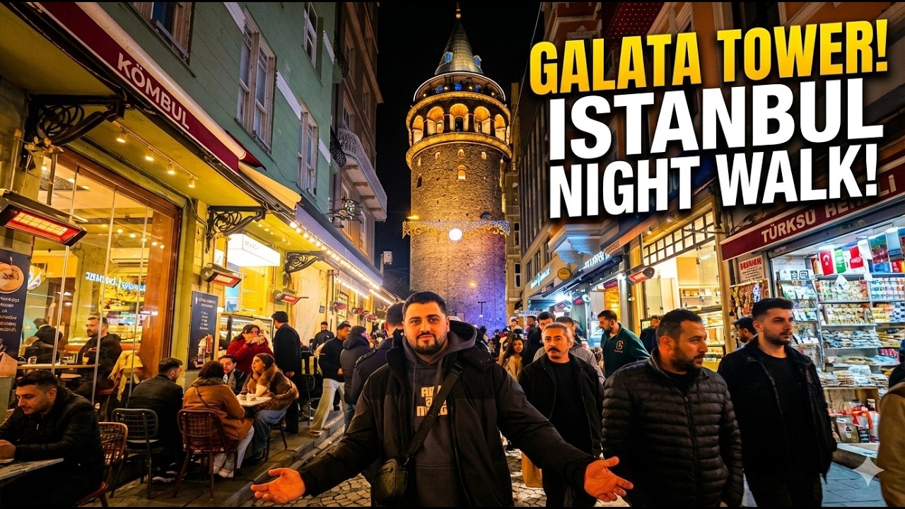 جولة بلا تخطيط فإسطنبول | شوارع، برج غالاتا و أكل الشارع