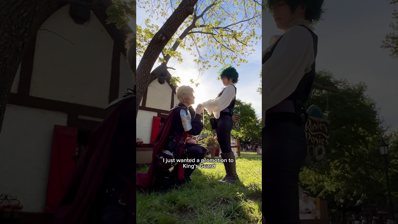 BakuDeku to Scarborough Faire? 👀 #bkdk #mha #scarboroughfair #renfaire #fantasy #bakudeku