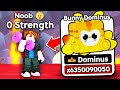 Starting over as noob with new strongest pet in arm wrestling simulator roblox