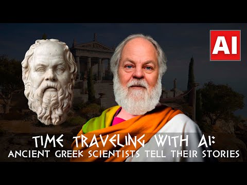 Time Traveling with AI: Ancient Greek Scientists Tell Their Stories