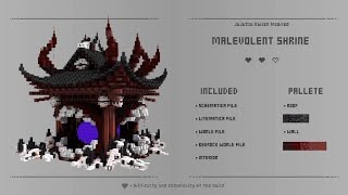 Sukuna Temple | HoloPrint For Minecraft Bedrock 26.12