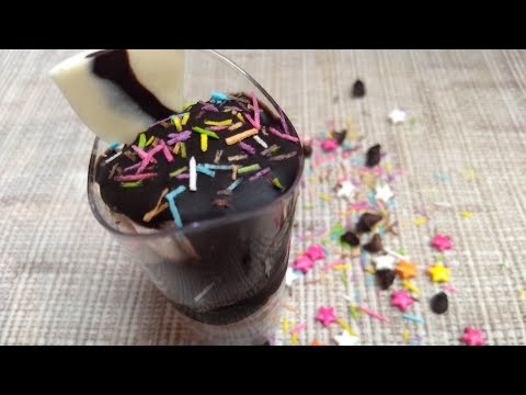 How to make chocolate pudding shots