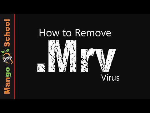 Mrv File Virus Ransomware [.mrv Removal and Decrypt] .mrv Files