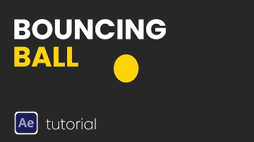 Animation Basics - Bouncing Ball  (After Effects Tutorial)