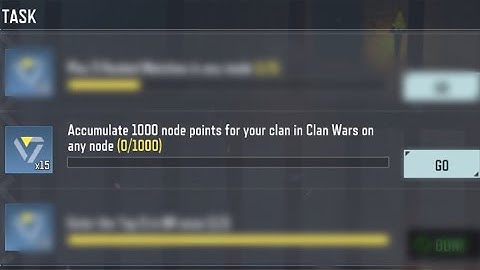 How to Accumulate 1000 node points for your clan in Clan Wars on any node | COD Mobile