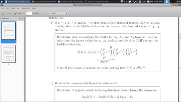 Maximum Likelihood Estimation