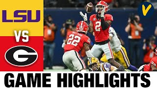 #14 LSU vs #1 Georgia | 2022 SEC Conference Championship | 2022 College Football Highlights