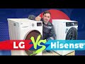 Cравнение LG F2J6HSDW 7 кг прямой привод или Hisense wf3s6021bw на 6 кг классический привод