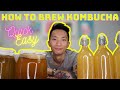 How to Brew Kombucha - Quick, Easy, Complete Guide (First + Second Fermentation)