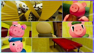ALL PART 2 Captures And NEW Morphs JUMPSCARE in Accurate Piggy RP: The Return BACKROOMS UPDATE!