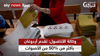 وكالة الأناضول: تقدم أردوغان بأكثر من 50% من الأصوات بعد فرز أكثر من نصف أصوات الناخبين