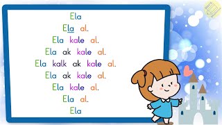 K Birleştirme Etkinlikleri Hece, Kelime Ve Cümle Oluşturma Okuma Ve Yazma