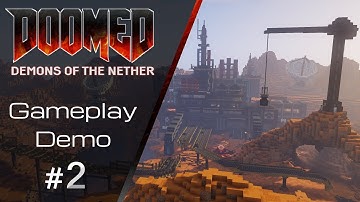 Gameplay Demo #2 - DOOMED: Demons of the Nether | Minecraft Map