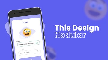 Minimal Login Ui Design In Kodular App Inventor Plarform