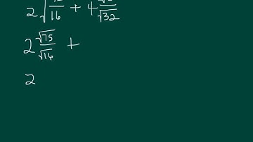 8.4 Adding & Subtracting Radicals