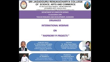 International Webinar on “Raspberry Pi Projects" Date: September 14, 2020, Time: 3 PM IST