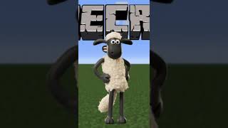 SHAUN THE SHEEP AVVISTATO SU MINECRAFT #shorts #shaunthesheep #horrorstory