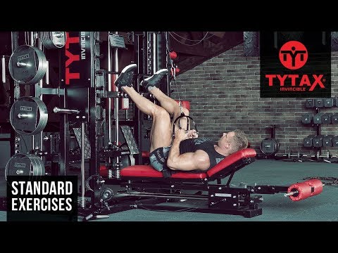 TYTAX® T1-X | Lying High Pulley Close Grip Row (Stirrups)