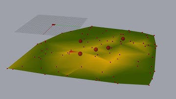 Editing a mesh with weighted attractor points