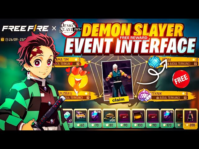 Demon Slayer chega ao Free Fire nesta terça (26)