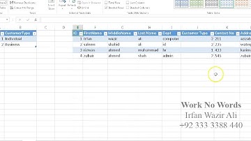 95  Import Data from Access   Excel 2013  Urdu Tutorials by Irfan Bakaly
