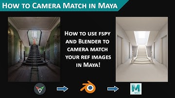 Camera Match in Maya with fSpy and Blender