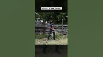 Rope Dart Target Practice 🎯 #shorts #ropedart