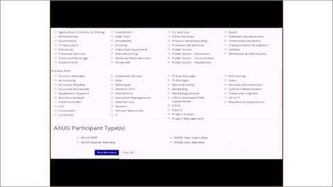 AXUG Participant Directory